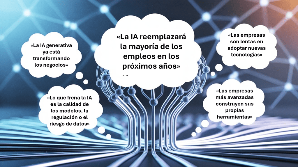 Cinco mitos sobre la IA generativa en la&nbsp;empresa